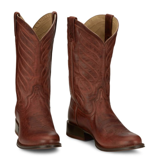 【U LAN】Western Pleated Classic Boots Premium Linen Western Boots - ULAN | 60% - Asian Fashion